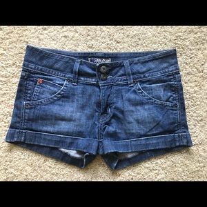 Hudson Dark Wash Denim Shorts